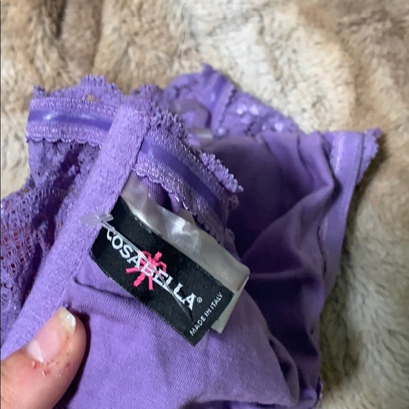 Cosabella Purple Lace Bandeau - Picture 3 of 3